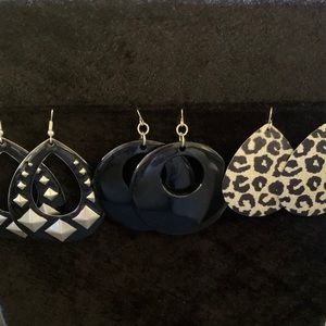 Three Pairs of Earrings